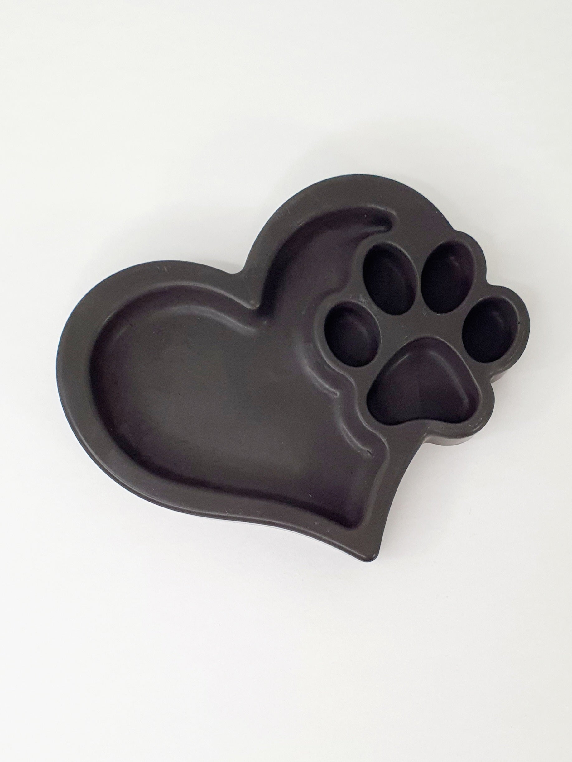 Mini vide-poche coeur & patte personnalisé – plusieurs finitions possible -