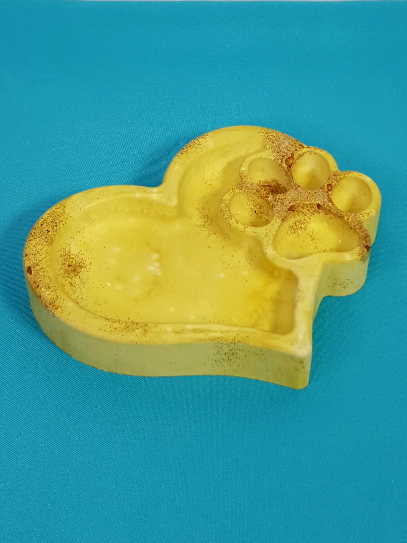 Mini vide-poche coeur & patte personnalisé – plusieurs finitions possible -