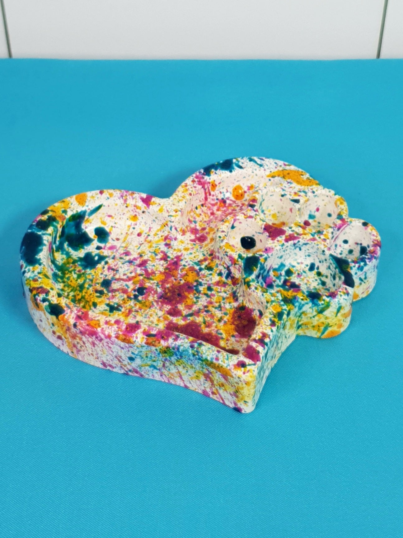 Mini vide-poche coeur & patte personnalisé – plusieurs finitions possible -