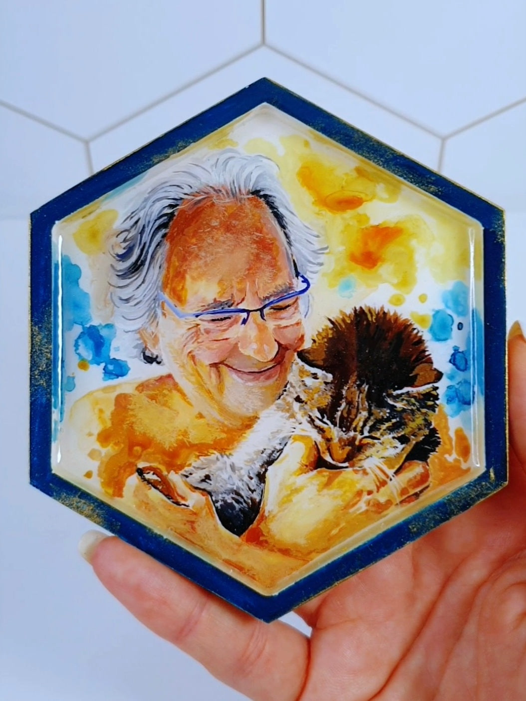 Tableau à poser personnalisé - illustration animale -
